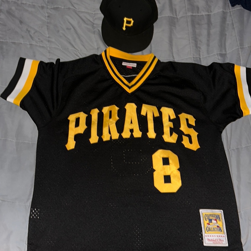 Pittsburgh Pirate Will Stargell - Mitchell and ness jersey and Fitted hat combo